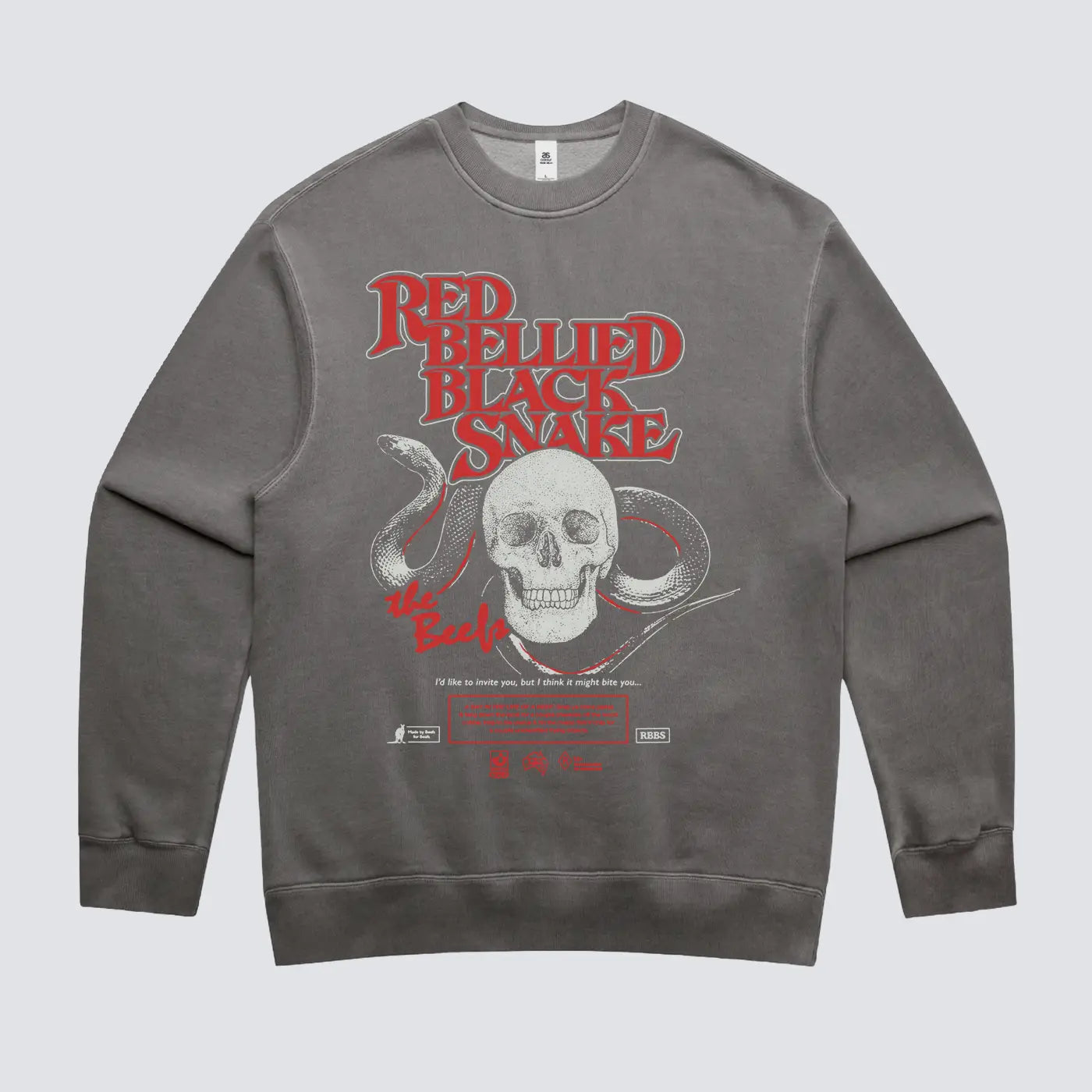 Red Bellied Black Snake Sweatshirt